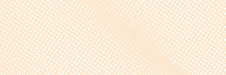 Fototapeta premium Light beige subtle halftone dots background