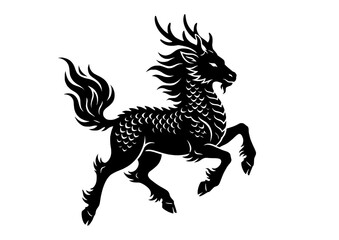 Fototapeta premium Qilin, Chinese Unicorn