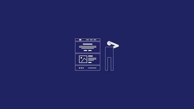 Website Issues, Help, and Questions, Hiring a Web Designer, Pricing Websites - Website Not Generating Sales, or Not Converting, Site Optimization - Minimal Flat Design Motion Graphics Clip