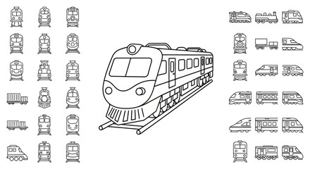 Locomotive Train Engine Railway Vehicle. © Janda