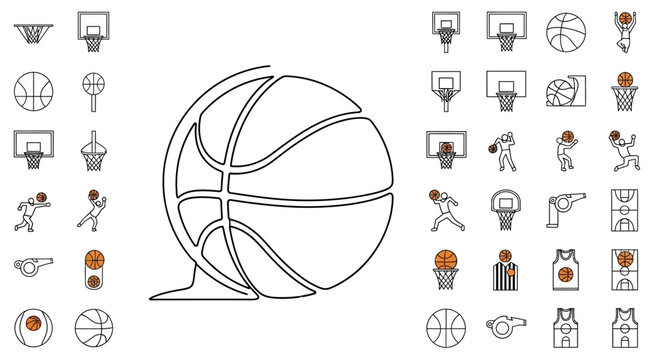 Basketball Sports Equipment Ball Game.