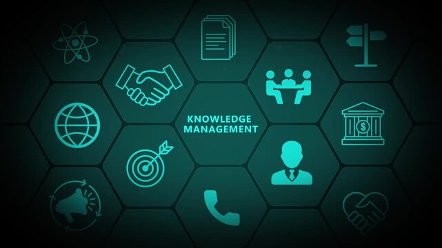 Knowledge Management Dashboard Interface Representing Information Sharing, Organizational Learning and Business Intelligence Systems