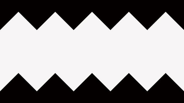 Abstract Jaws Bite Transition Animation
Black White Zigzag Closing Motion Graphics
Sharp Teeth Swipe Transition Effect