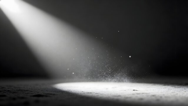 Spotlight on dust particles in dark space