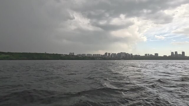 View from the Volga to the city of Samara
