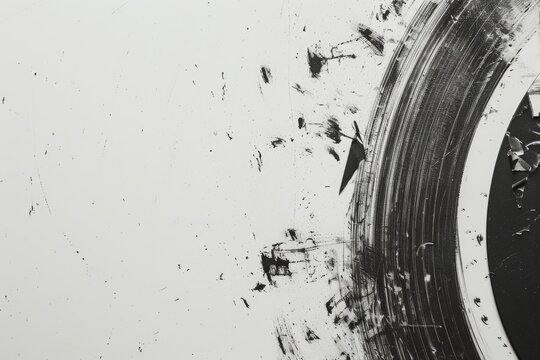 Skid marks on pavement background used to illustrate reckless driving/racing