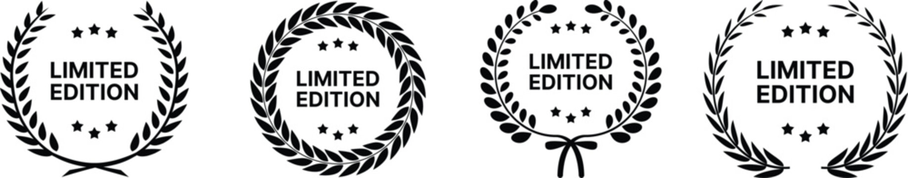 Limited Edition Laurel Wreath Badges Pack &ndash; Premium Exclusive Labels & Emblems