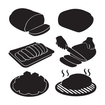 Texas Smoked Brisket  vector Texas Smoked Brisket Vector bundle Texas Smoked Brisket vector illustration lineart 