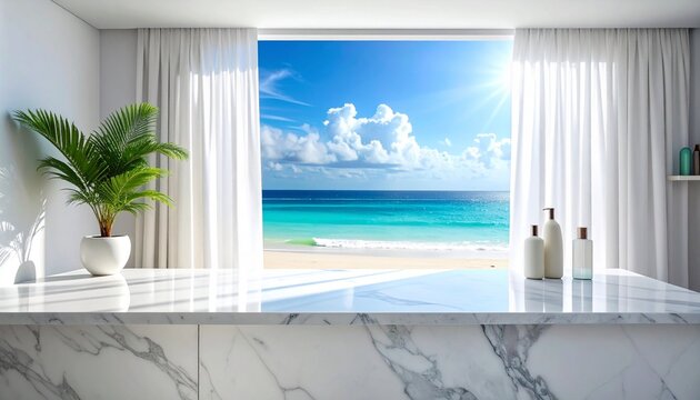 Ferienhaus mit Meerblick