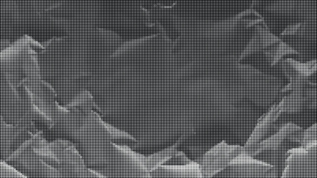 Crinkled paper texture fills the frame with gray tones and sharp folds.
