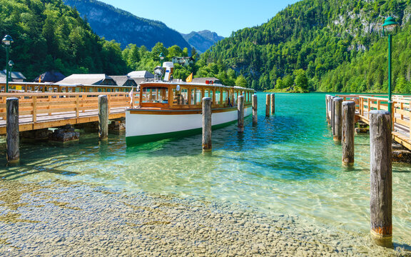 Boot auf dem K&ouml;nigssee im Berchtesgadener Land