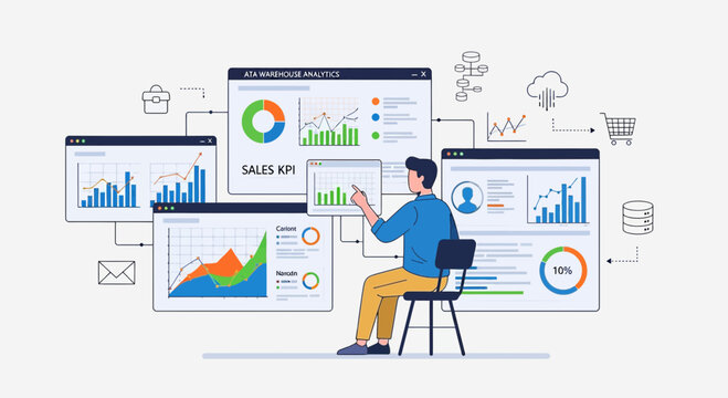 Data Analysis and Business Intelligence for Sales KPI Performance