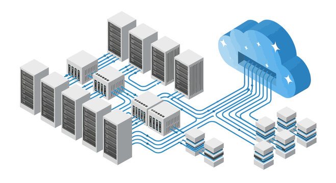Cloud Computing Network Servers Data Center Technology