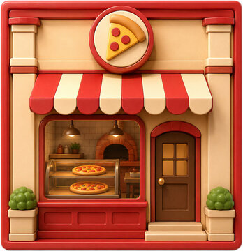 Pizza Shop Front Exterior