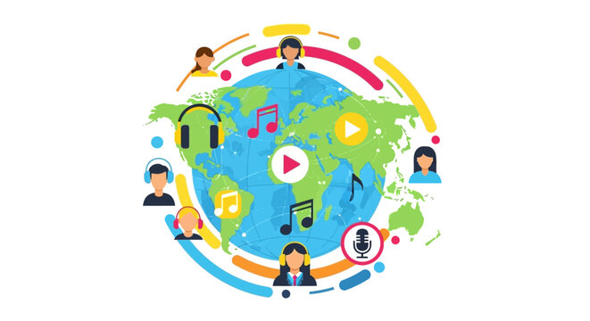 Global Music Sharing and Listening Around the World