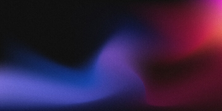 Abstract neon blue and magenta glowing light waves with blurred gradient motion on dark futuristic digital background wallpaper