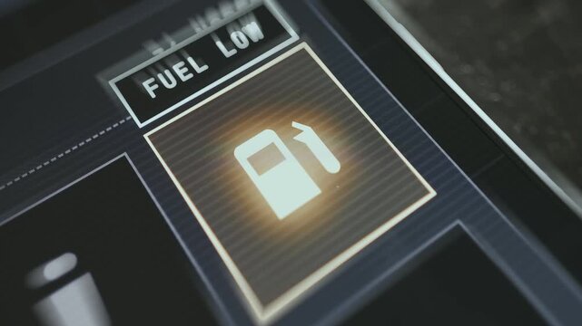 Low Fuel warning indicator selected by user