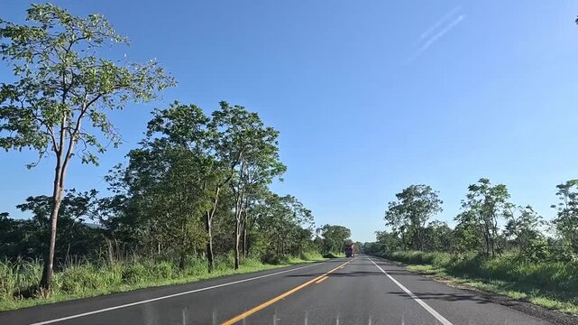 A road in the interior of Minas Gerais, between Montes Claros and Porteirinha, Brazil