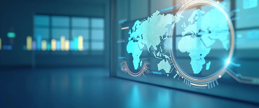 Contemporary visuals representing outsourcing and offshoring practices with international workforce collaboration cost efficiency strategies and global operational management in  Photo Stock  Concept 