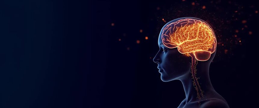 Advanced neuroscience in marketing insights report integrating cognitive analytics and neuroimaging techniques to refine brand messaging and drive consumer response optimization in  Photo Stock  Conce