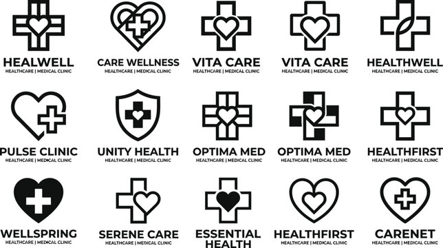 Creative Flat Icon set design