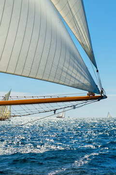 Sailing yacht race. Yachting. Sailing. Regatta	