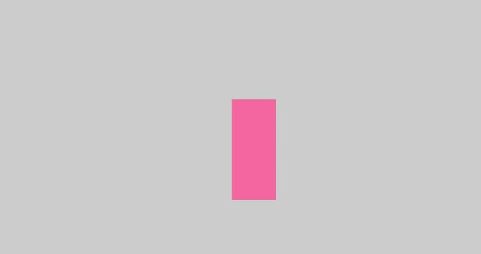 Bar graph chart waving element big pink medium isolated. Business percentage visualisation presentation round element cartoon animation statistic economy metaphor business backgound.