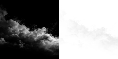 Soft clouds drift gently across a clear sky background during the daytime © Liubov