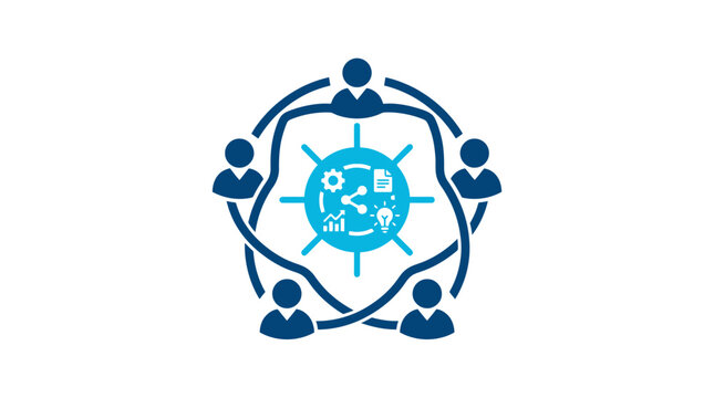 People Holding Globe Together Teamwork.