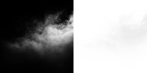 Clouds drift softly in the sky during the morning hours above a bright landscape © Liubov