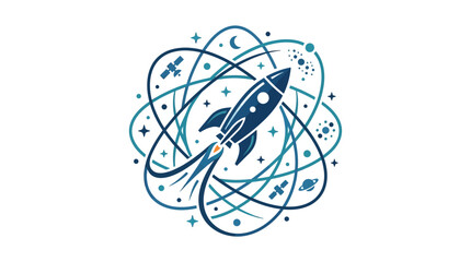 Rocket Ship Space Exploration Vehicle. © Gilangaa