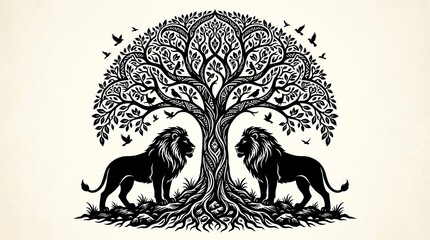 Fototapeta premium vector illustration of a horse