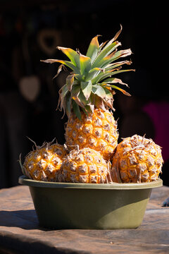 Ananas du march&eacute; en Afrique du Sud