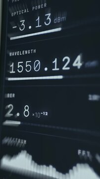 Data from a fiber optic testing tool