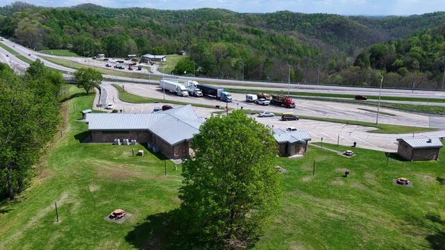 Highway Travel and Rest Stops in West Virginia