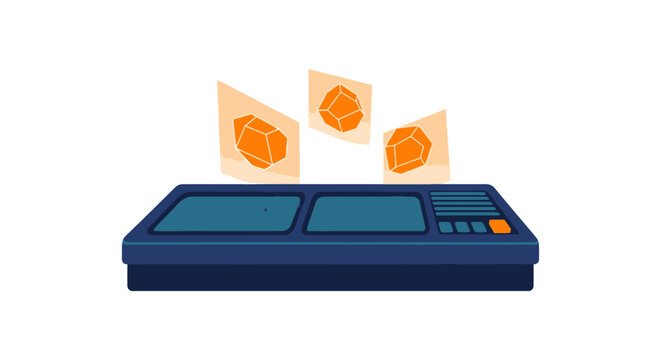 Document scanner producing digital copies of paper files.