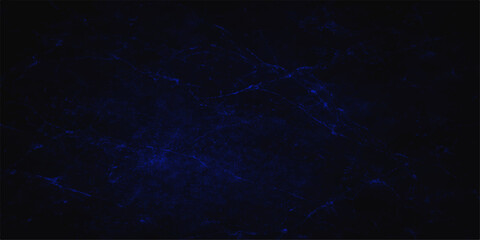 Abstract Blue Space Background with Glowing Particles and Dark Galaxy Sky © MDMURAD