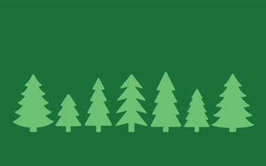Fototapeta premium Forest silhouette: collection of pine trees with forest graphic tree graphic nature graphic woodland graphic landscape graphic