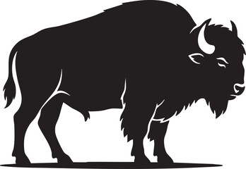 Black rhino silhouette vector illustration of a wild rhinoceros animal icon © Yasir