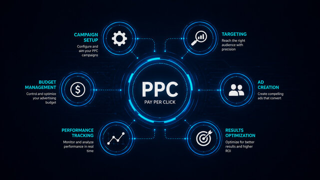 Comprehensive breakdown of the core pillars of pay per click advertising campaigns.