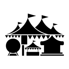 Obraz premium illustration of a house in a background