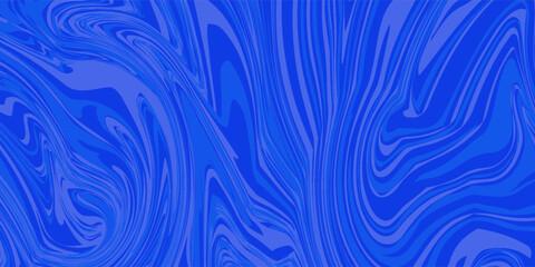 Fluid vibrant gradient of dark and light blue white colors with smooth movement in the frame goes down with copy space. Abstract lines background concept © rezel
