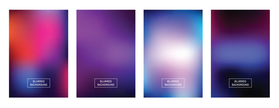 Vibrant deep blue and cyan Multi-color gradient abstract background set. heavy noise grain texture creating a dynamic moody backdrop for artistic compositions Visual Communication
