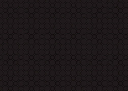 Abstract Geometric Pattern with Interlocking Rectangles in Dark Monochrome Texture