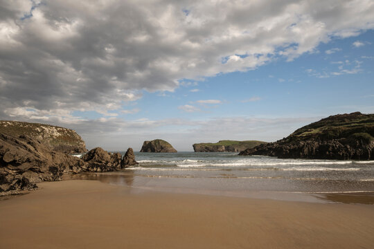 Wild beach in the Eastern Coast of Asturias