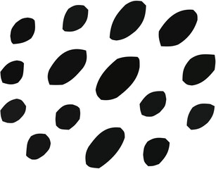 Fototapeta premium Black spots paint splatters abstract background texture