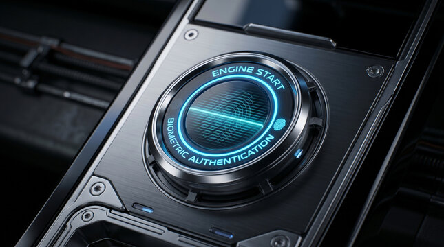 Secure Biometric Fingerprint Ignition Start Button with Cybernetic Authentication
Scan lines
