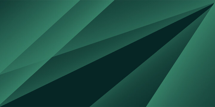 Modern Abstract Green Geometric Background with Light Rays. vestor eps 10.