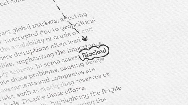 Strait of Hormuz Oil Blockade and Global Energy Crisis Geopolitical Concept