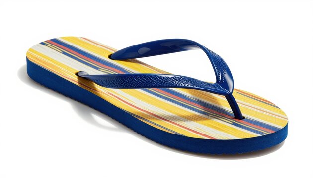 Summer vibes flip flop beach footwear product sunny environment close-up casual style